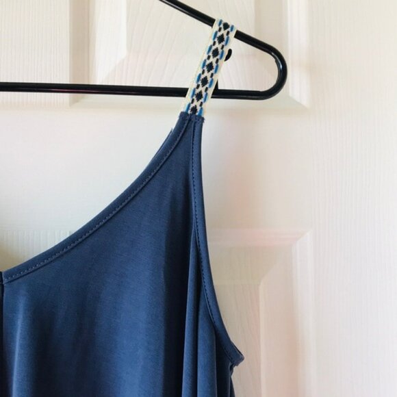 🎆BYE BYE ON 7/20🎆Embroidered Strap Tank Top - Picture 6 of 13